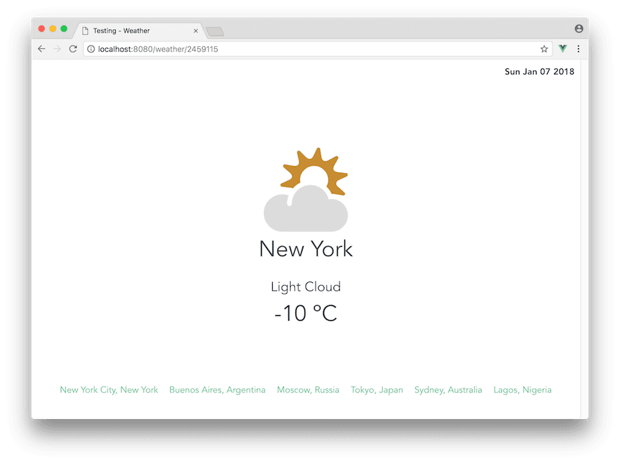 What you Will Build Image: Build Bullet-proof Apps with Testing