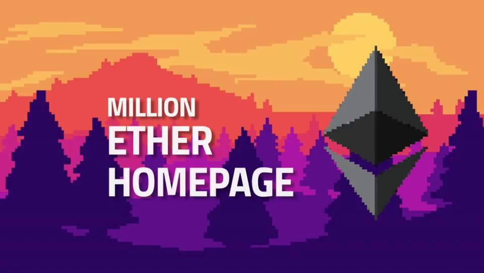 Million Ether Homepage