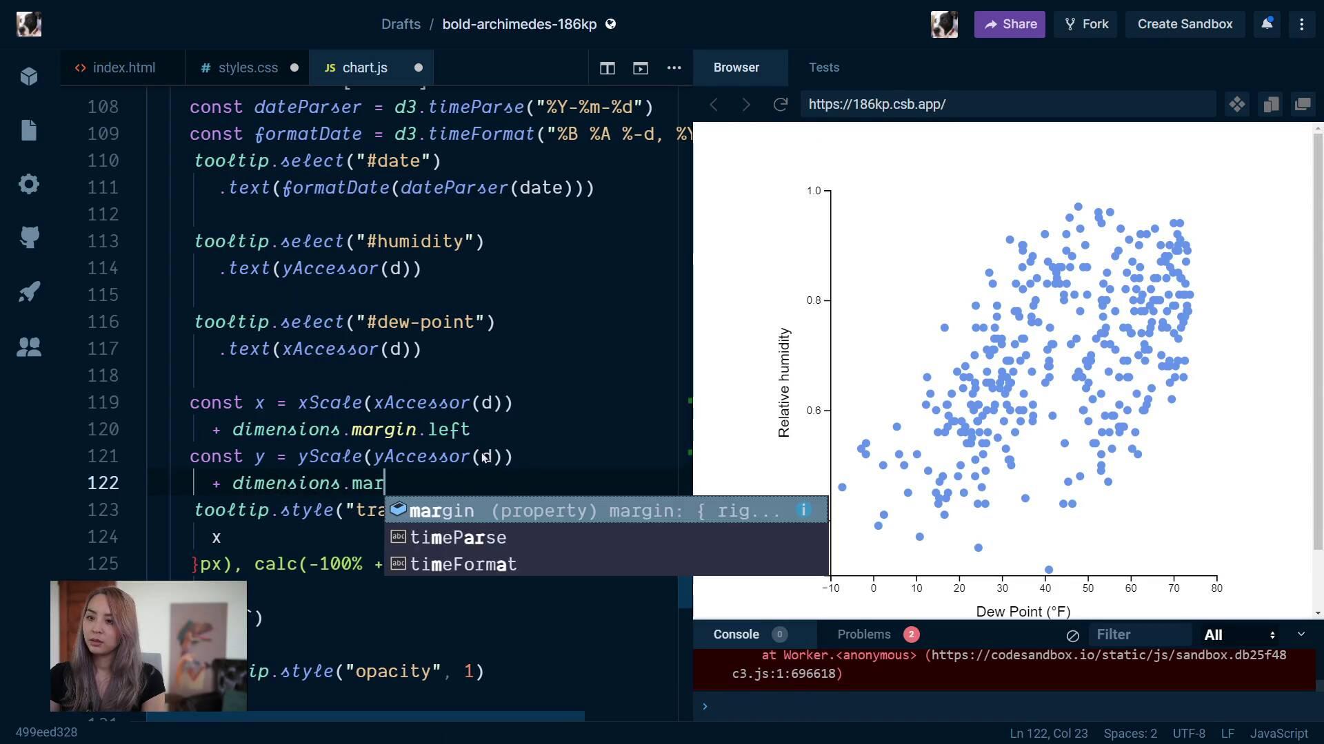 Scatter plot