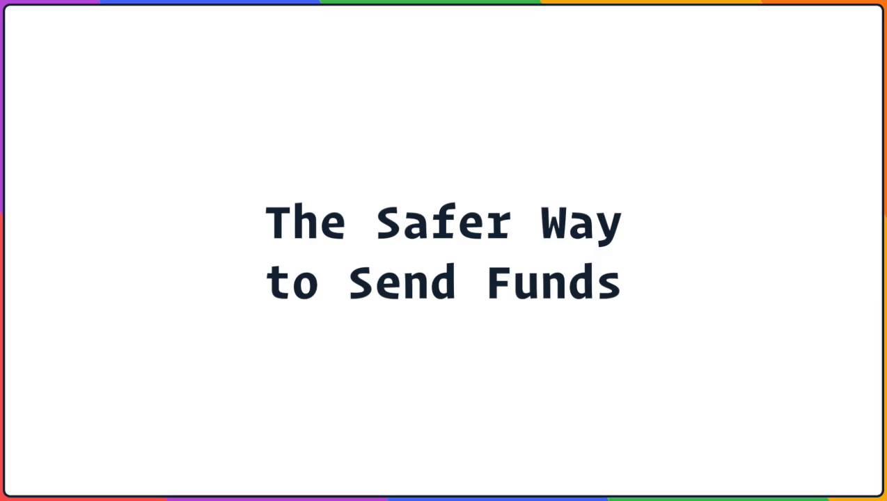 The safer way to send funds from a contract