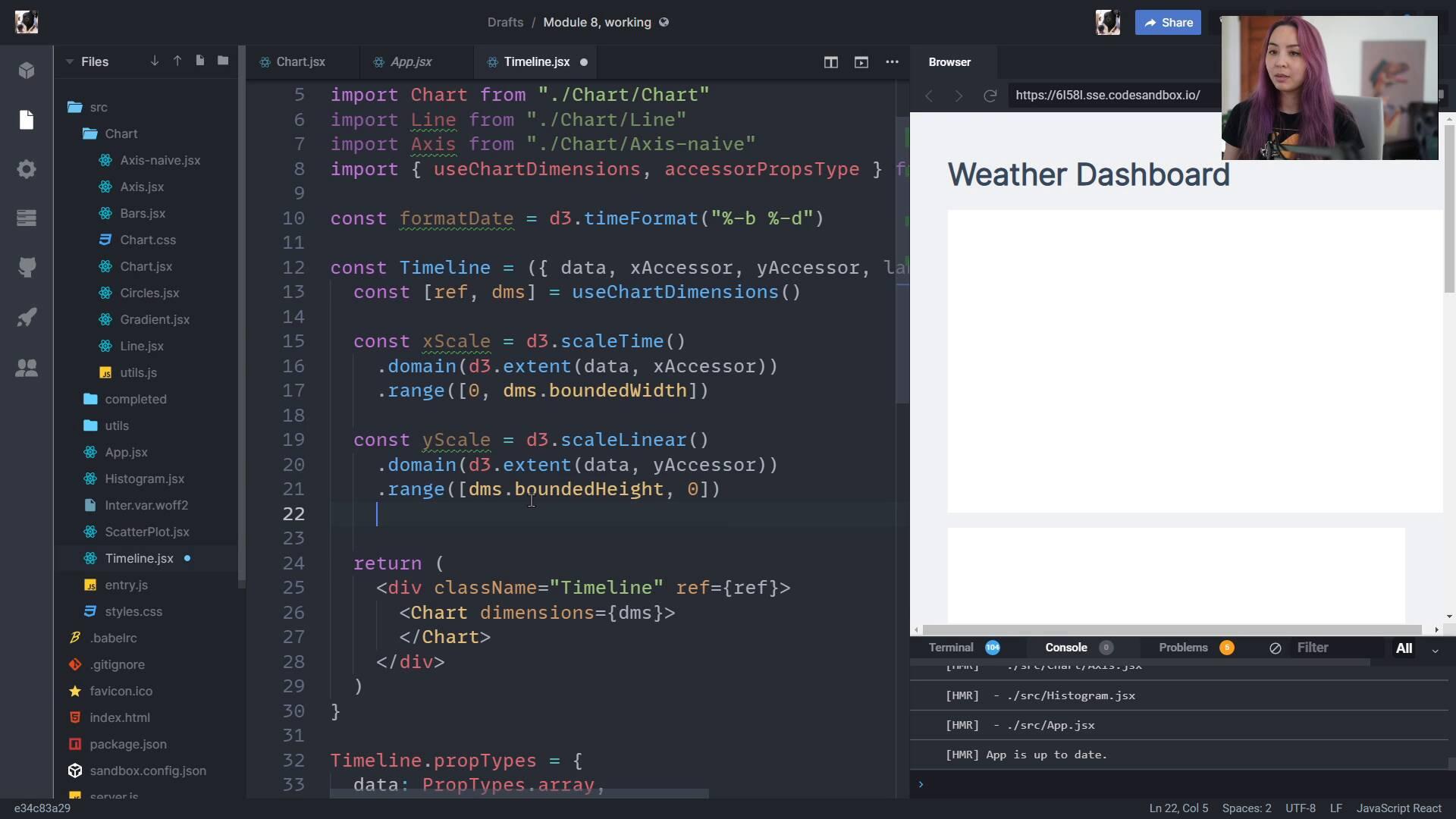 Creating our scales in React