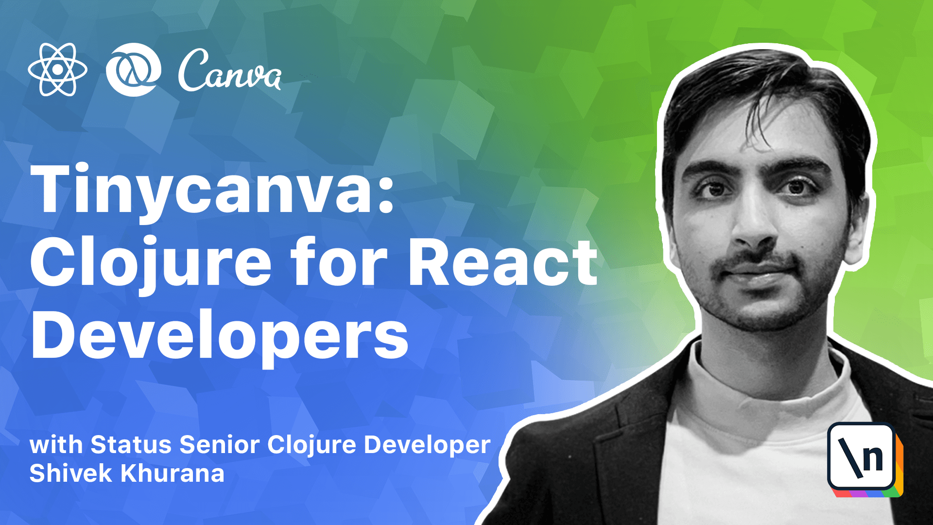 Course Thumbnail of Tinycanva: Clojure for React Developers.