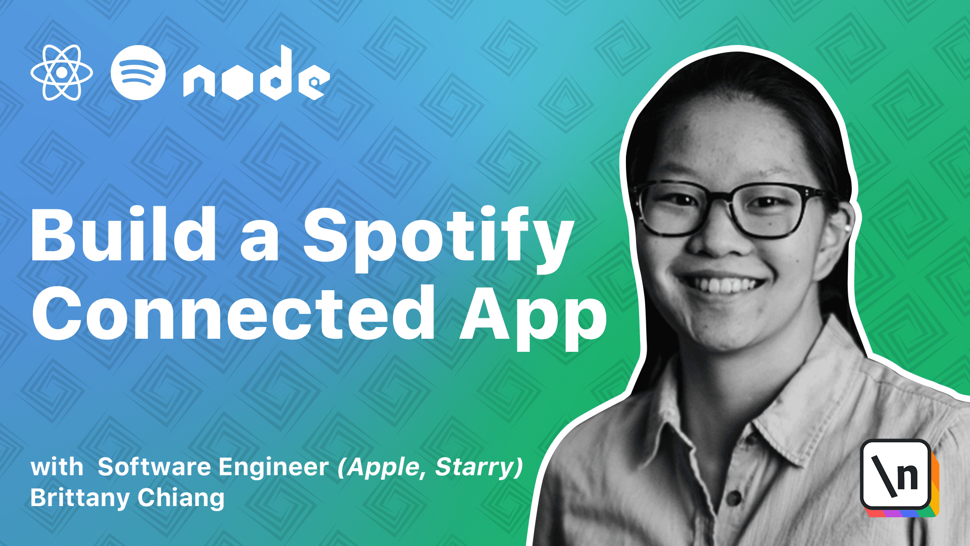 Thumbnail for the \newline course Build a Spotify Connected App