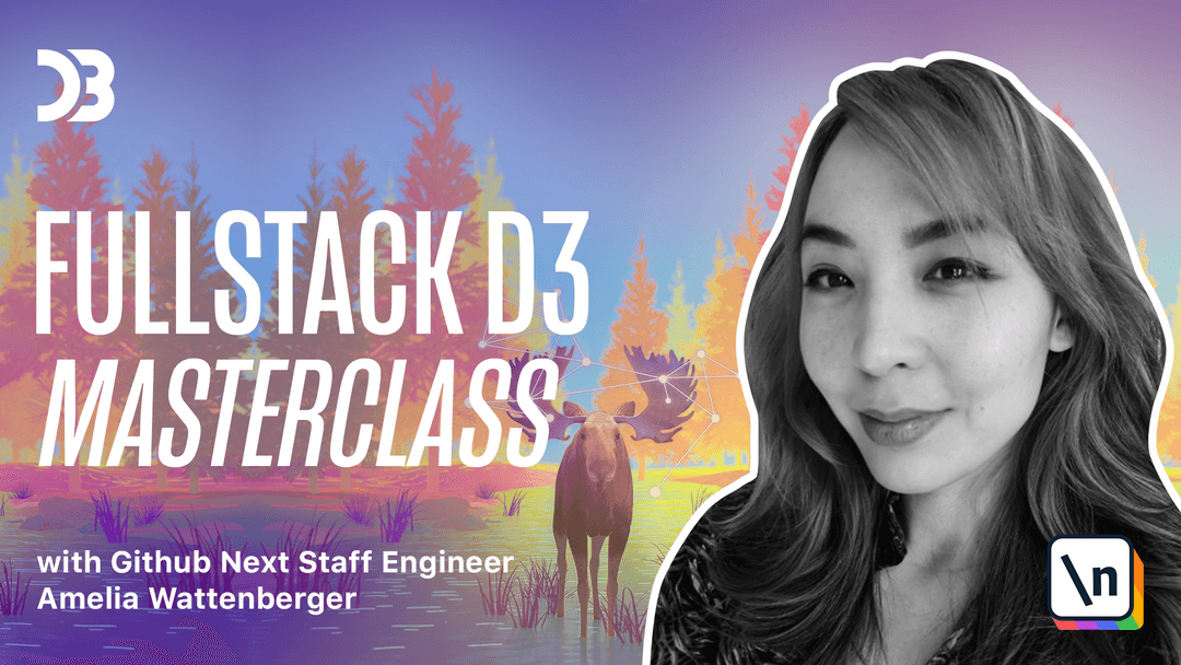 Course Thumbnail of Fullstack D3 Masterclass.