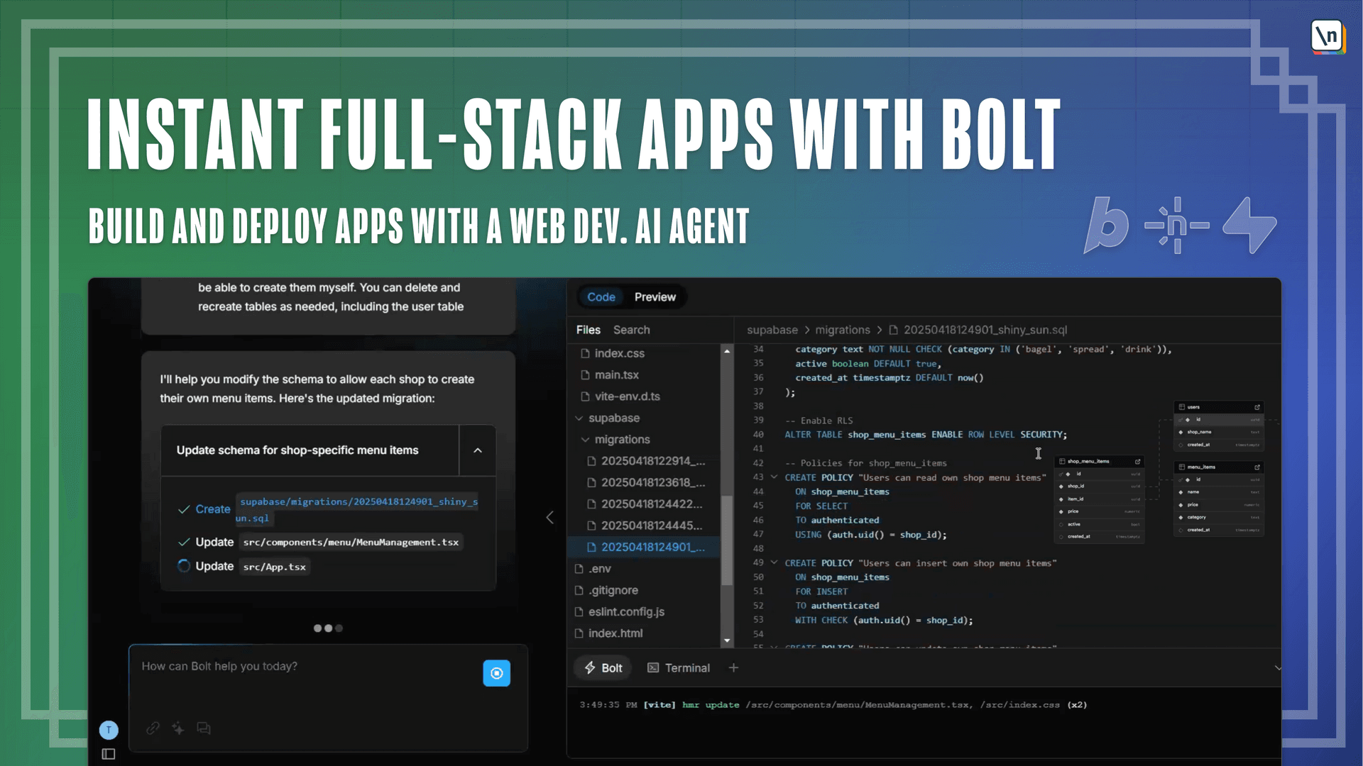 Overnight Fullstack Applications