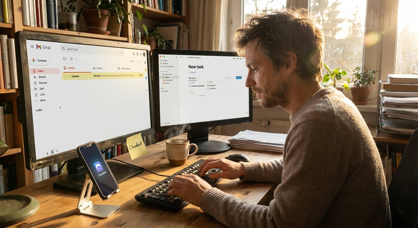 Clawdbot Daily Life Workflows: Turn Gmail Messages into Notion Tasks