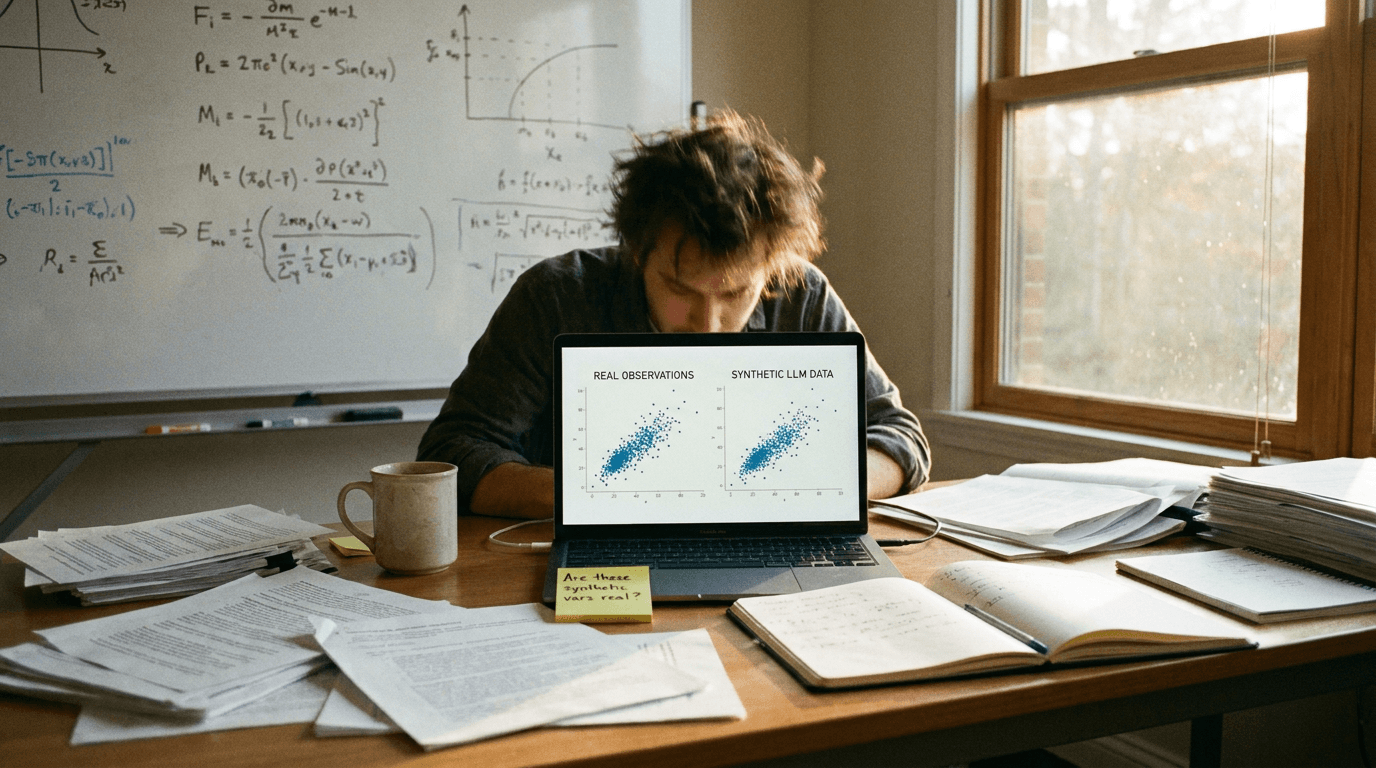 Why LLM‑Generated Variables Aren’t Real Observations