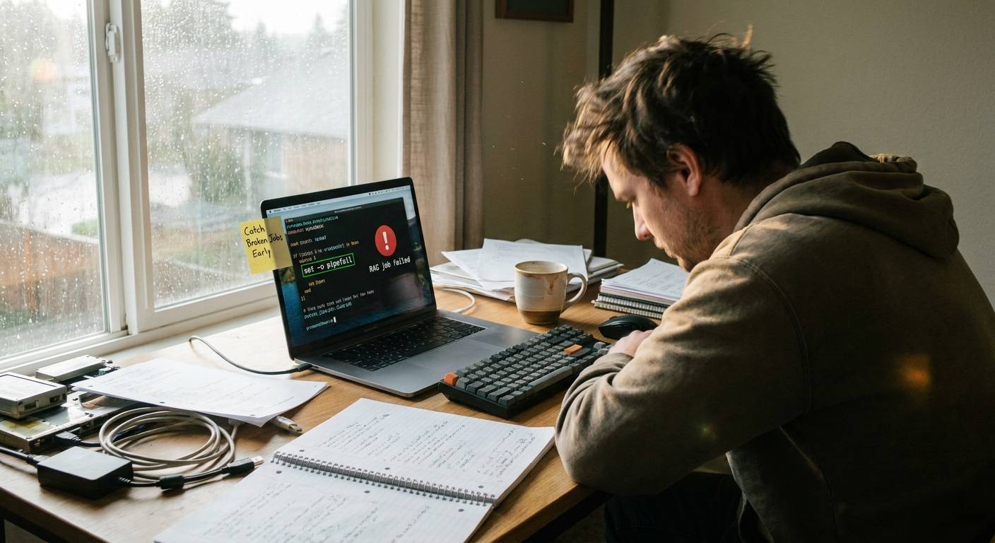 `set -o pipefail` for AI Scripts: Catch Broken RAG Jobs Early