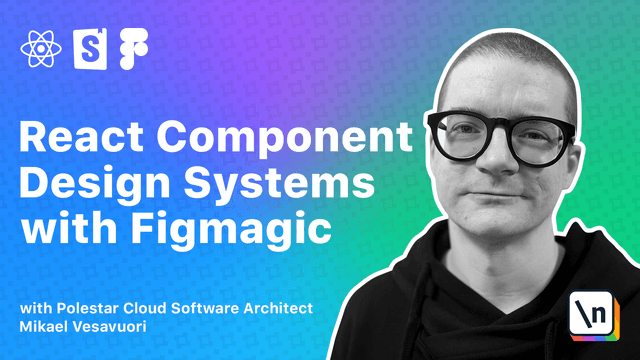 Thumbnail of newline course The newline Guide to React Component Design Systems with Figmagic