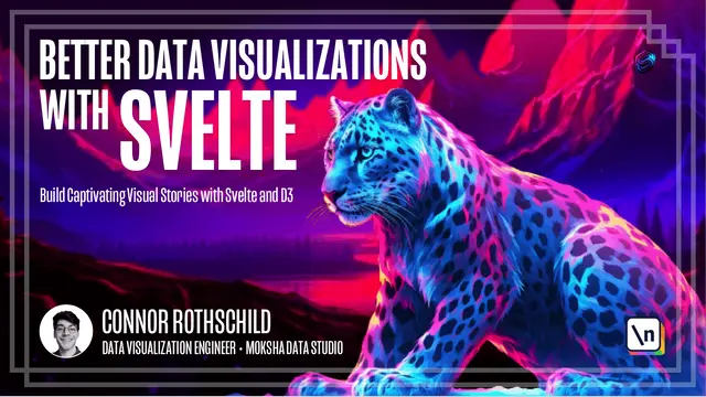 Thumbnail of newline course Better Data Visualizations with Svelte